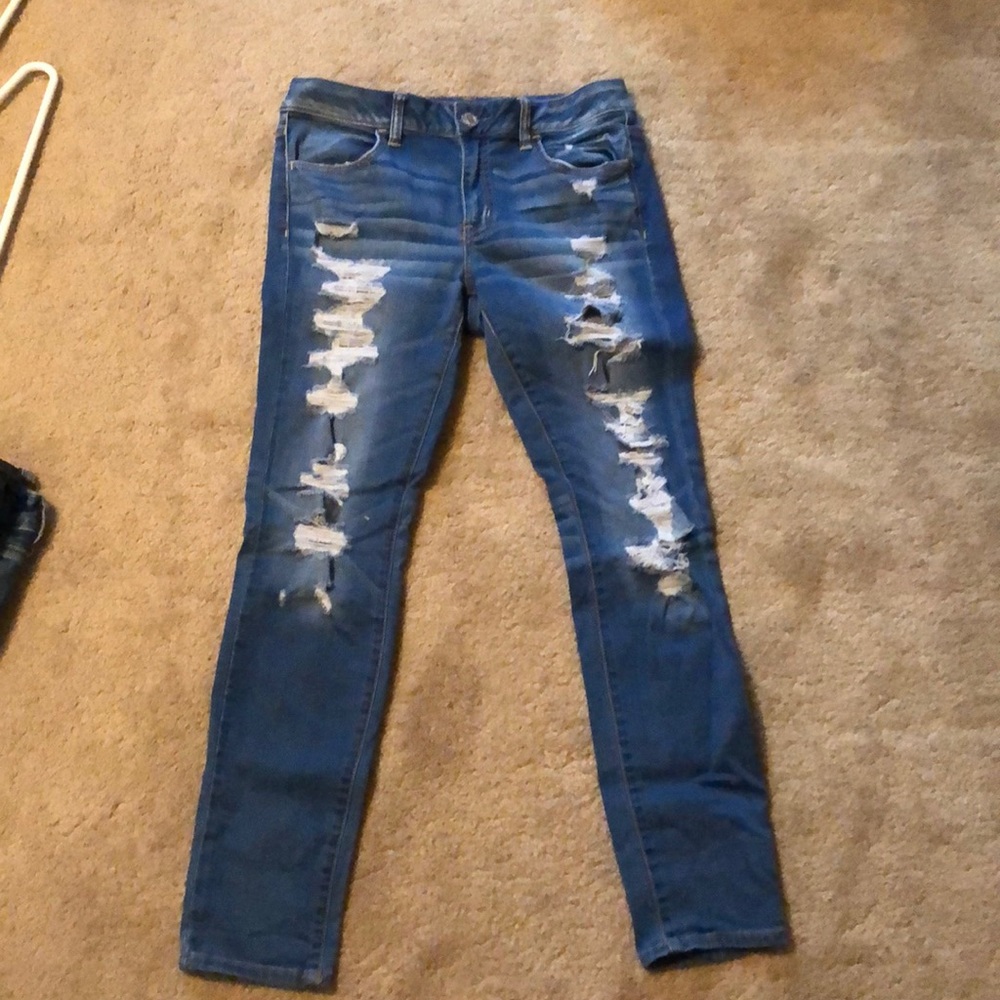 Ripped American Eagle jeans
